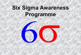 Business Excellence: Six Sigma Awareness Program